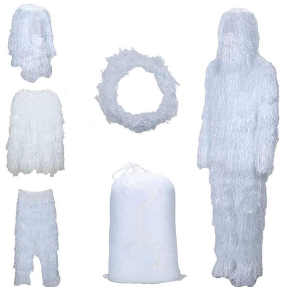 thumbnail image 5 of SGACAI Traje Ghillie para hombres, ropa de caza con camuflaje 3D, ropa de camuflaje para desierto, nieve, bosque, 5 of 7