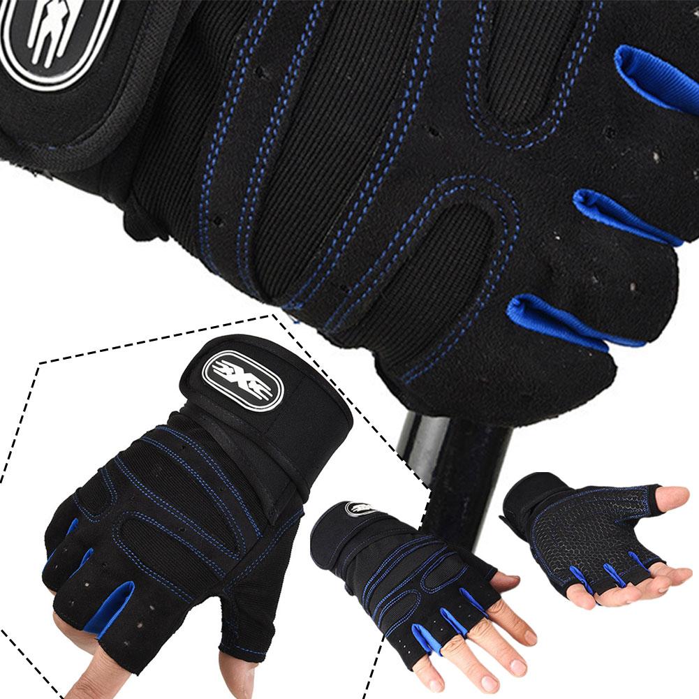 thumbnail image 3 of Wartleves Guantes de gimnasio para hombres y mujeres, guantes de levantamiento de pesas para fitness, 3 of 7
