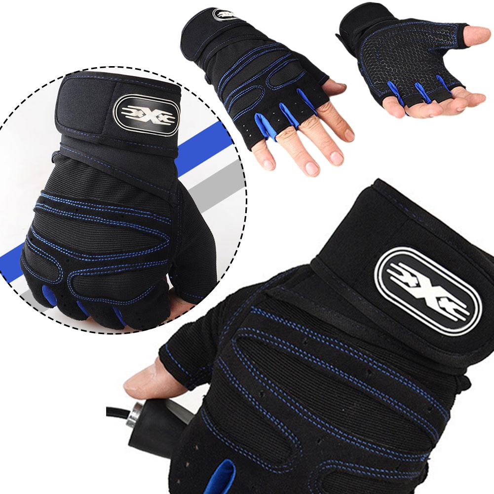 thumbnail image 2 of Wartleves Guantes de gimnasio para hombres y mujeres, guantes de levantamiento de pesas para fitness, 2 of 7