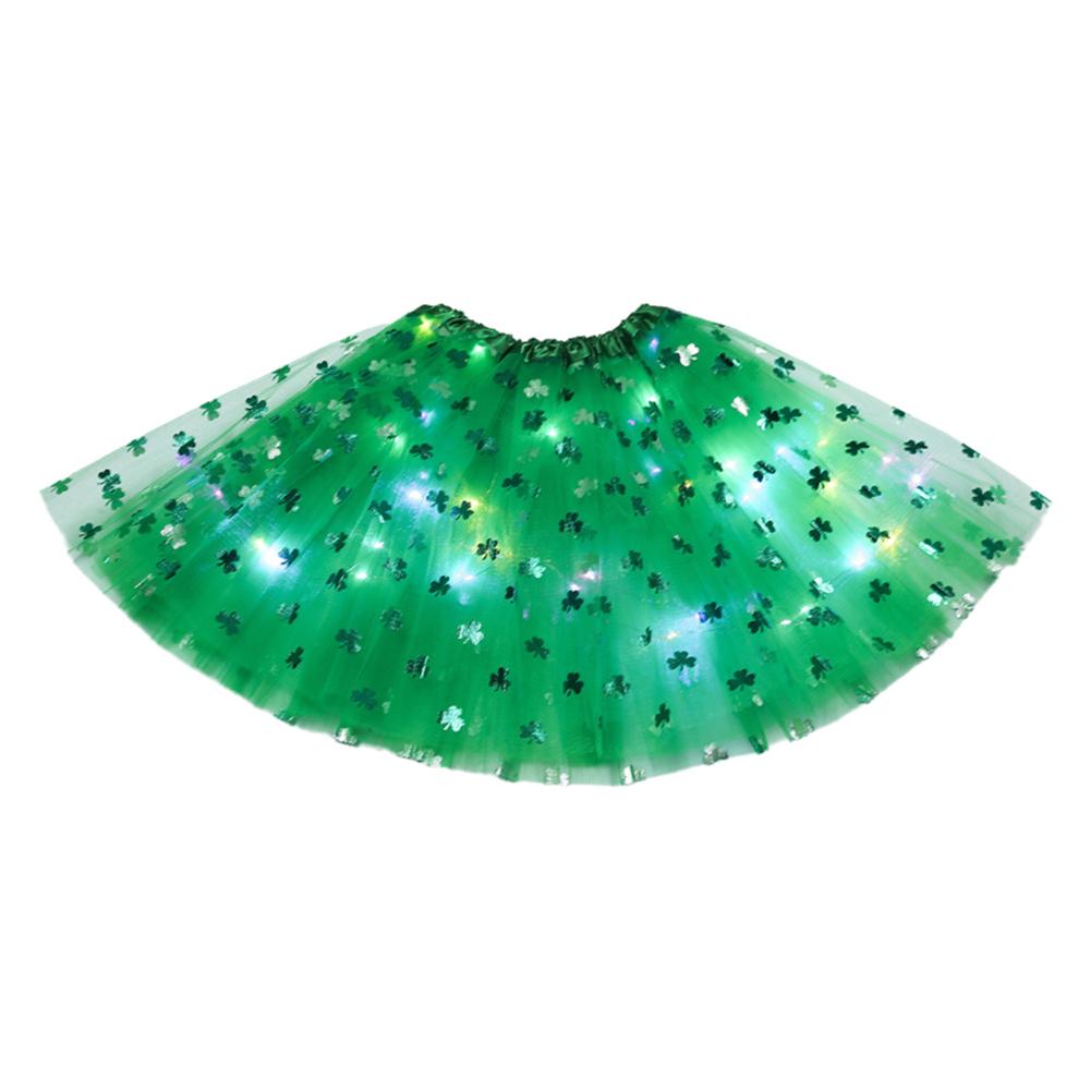 thumbnail image 5 of SGACAI Falda tutú de tul con lentejuelas LED para niñas, disfraz de hada para fiesta, nuevo, 5 of 7