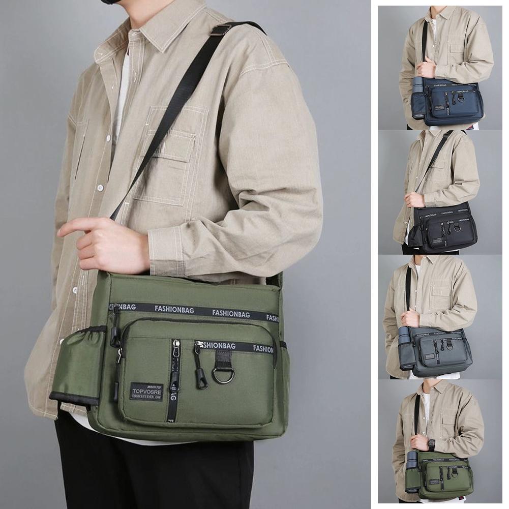 thumbnail image 2 of Ruifaya Bolso de hombro informal de gran capacidad para viajes diarios y negocios para hombres P2Z3, 2 of 7