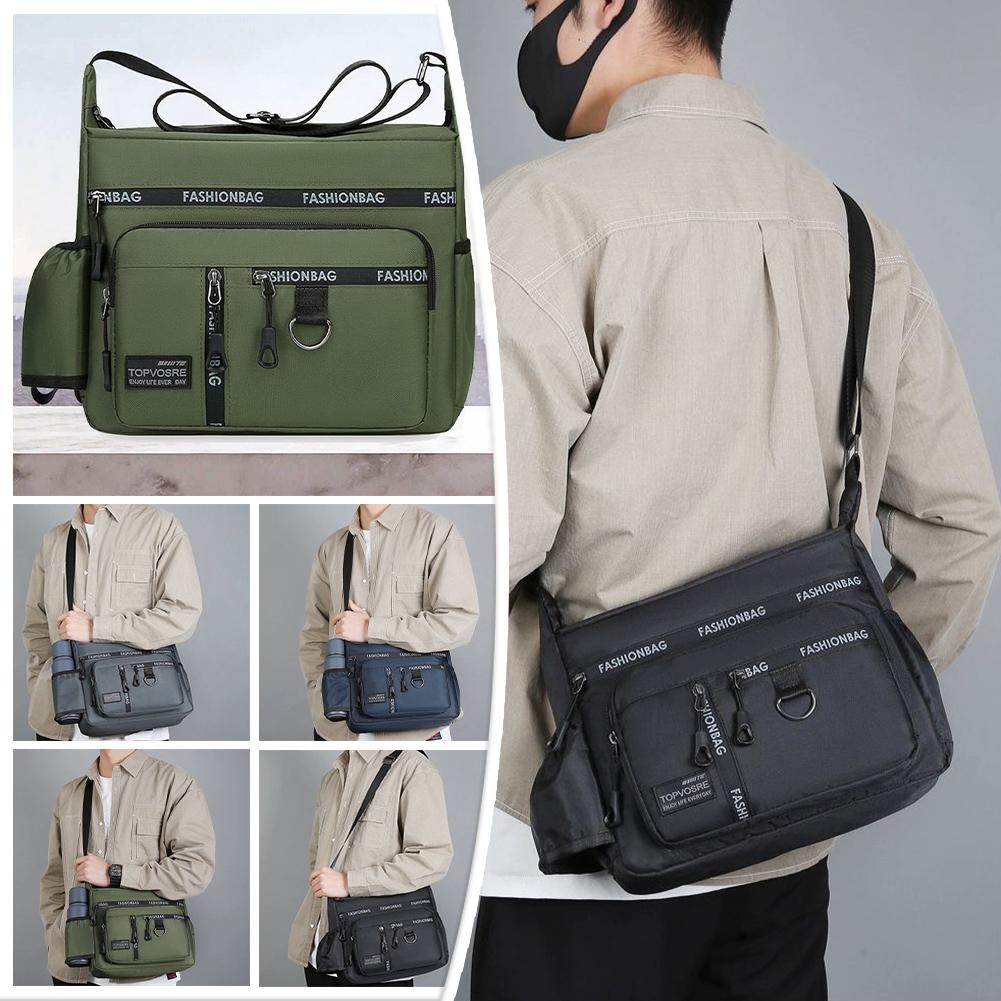 thumbnail image 3 of Ruifaya Bolso de hombro informal de gran capacidad para viajes diarios y negocios para hombres P2Z3, 3 of 7