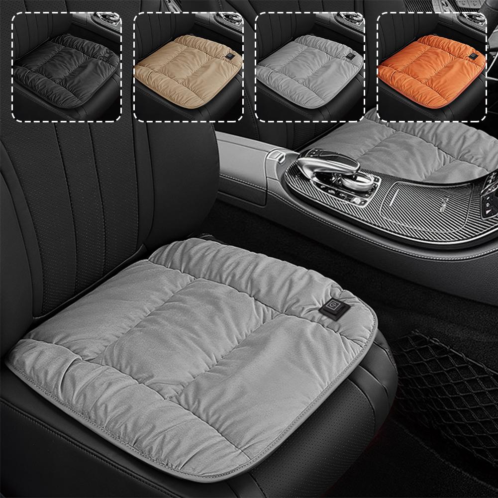 thumbnail image 2 of Ruifaya Almohadilla térmica automática USB 12 V, funda de cojín para asiento de coche con calefacción eléctrica, 2 of 7