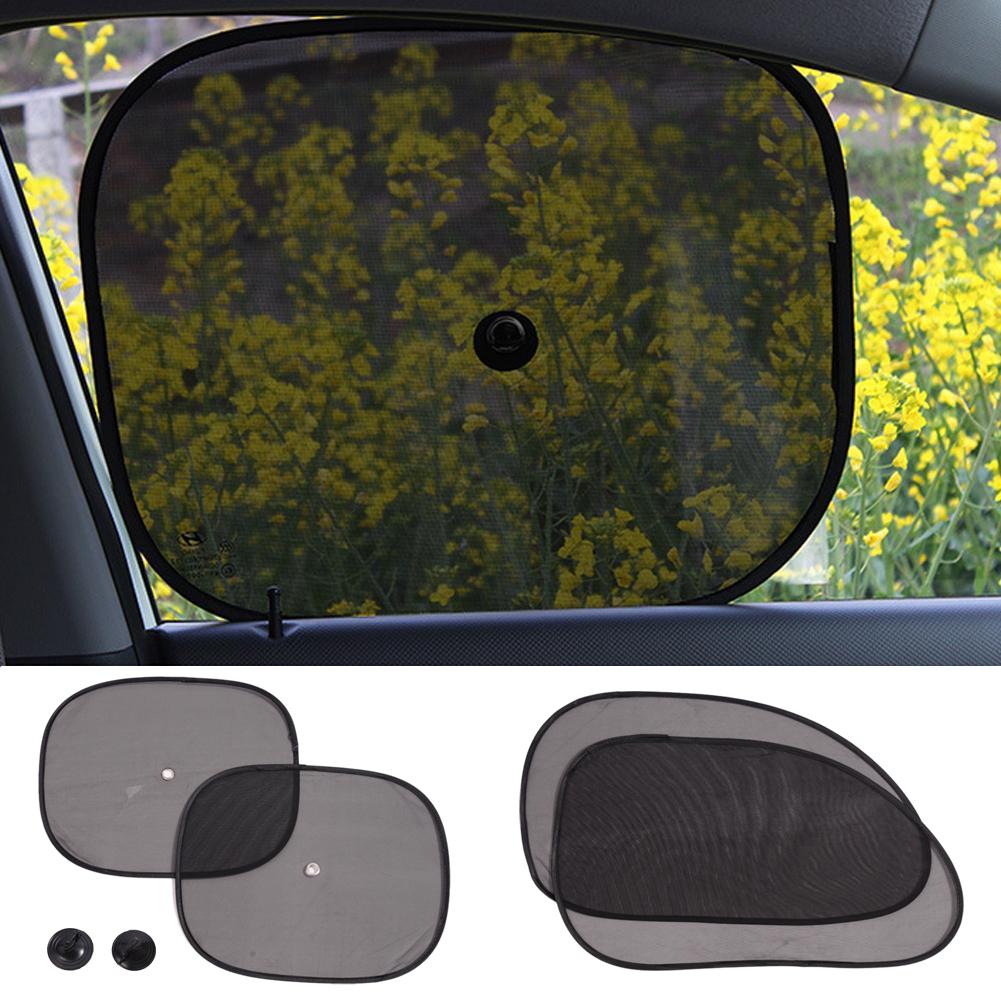 thumbnail image 4 of Wartleves Parasol de malla negra para ventana lateral de coche, parasol de verano con protección contra el calor para ventana lateral, 4 of 7