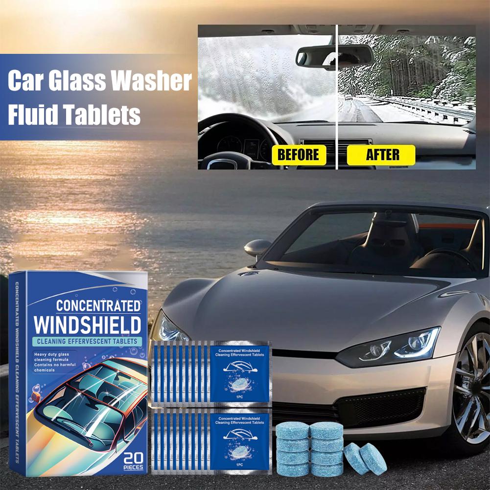 thumbnail image 2 of Wartleves Limpiador sólido Limpiaparabrisas de coche Tableta efervescente Limpiaparabrisas automático S, 2 of 7