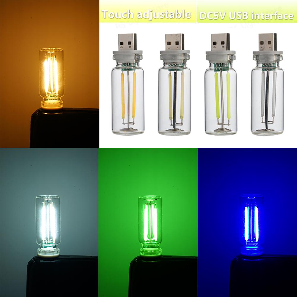 thumbnail image 3 of Wartleves Mini luz LED portátil de ambiente nocturno para automóvil con enchufe USB, lámpara de luces móviles J1, 3 of 7