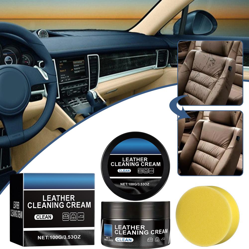 thumbnail image 4 of SGACAI Pasta limpiadora en crema restauradora del color del cuero del automóvil para el cuidado de los asientos de cuero del automóvil, 4 of 7