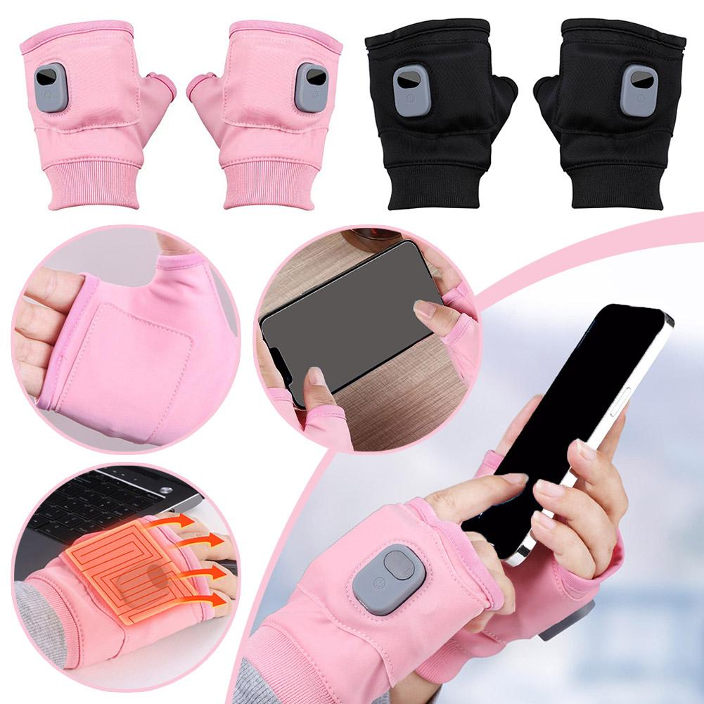 thumbnail image 2 of SGACAI Guantes calefactores portátiles con pantalla digital Guantes calefactados termostáticos inteligentes, 2 of 7