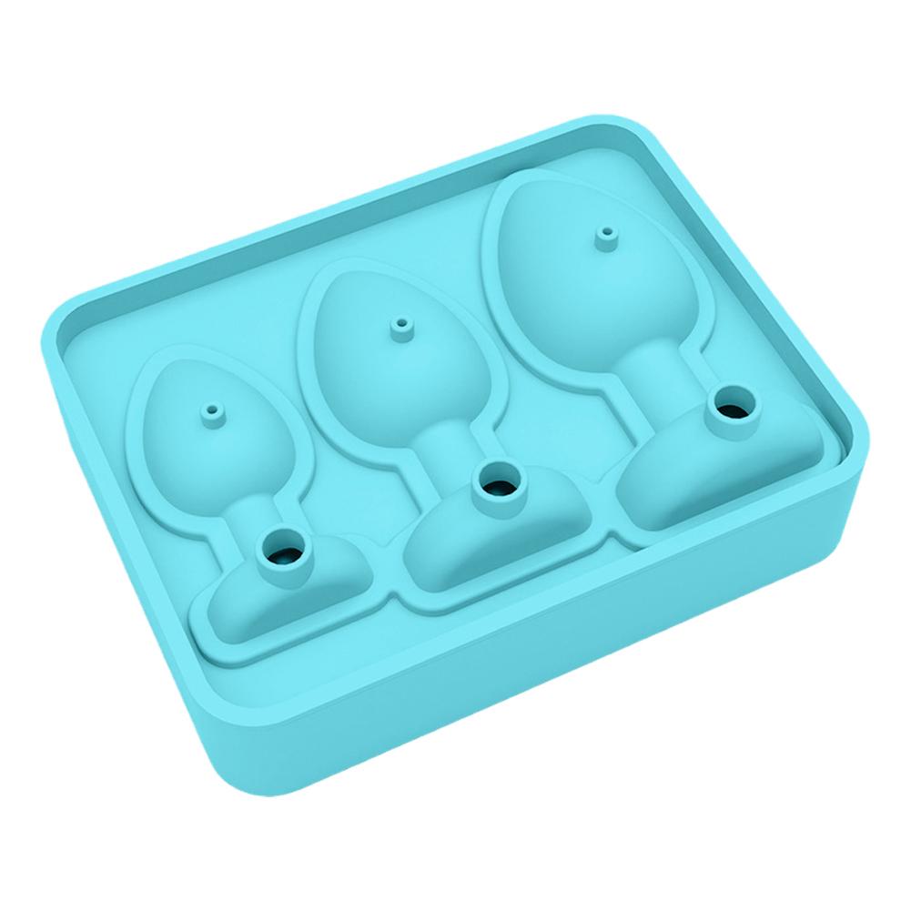 thumbnail image 4 of SGACAI Bandeja con molde para cubitos de hielo, divertida y divertida bandeja de silicona para cubitos de hielo, para whisky, cócteles, brandy y bebidas de jugo, regalo para fiestas, 4 of 7