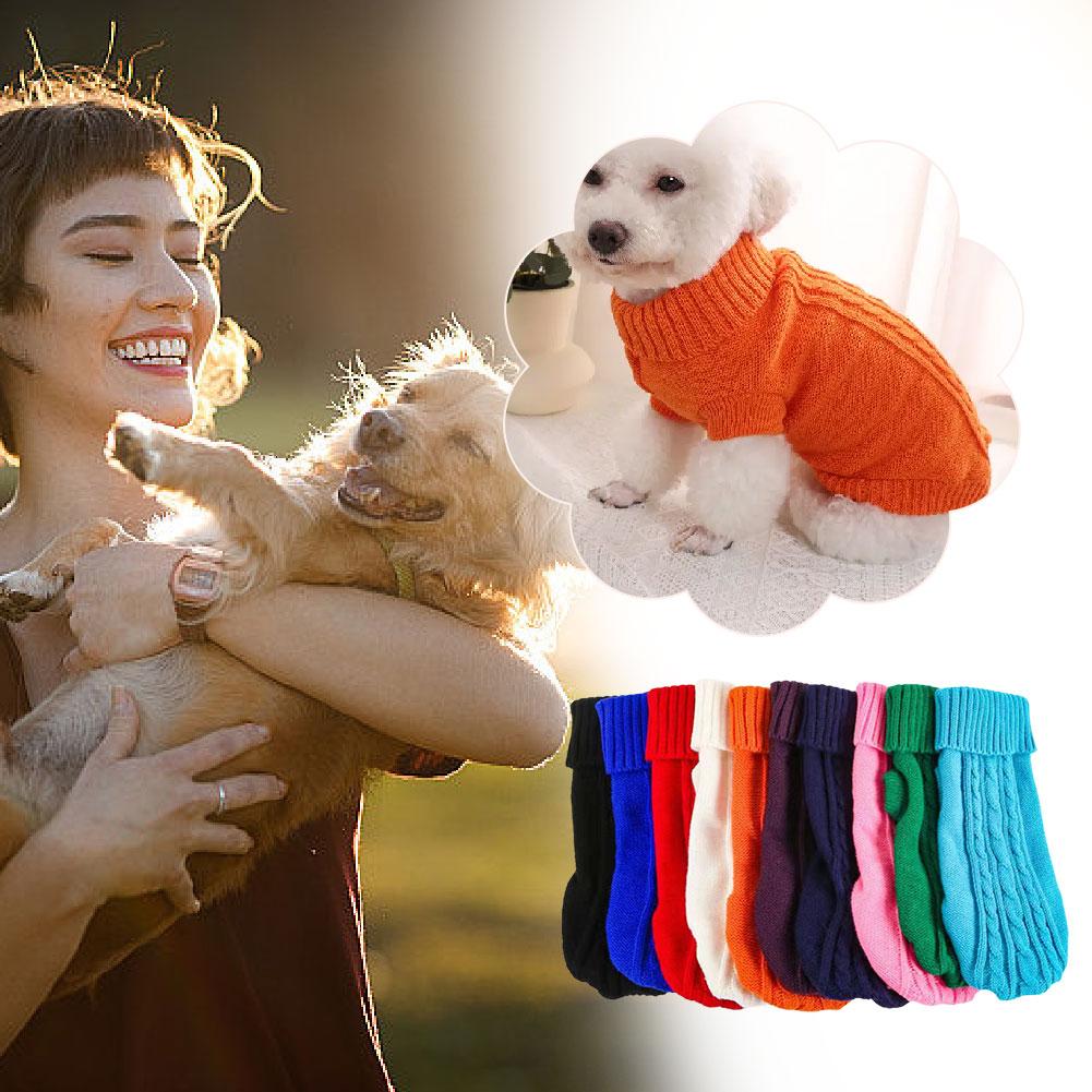 thumbnail image 2 of Wartleves Suministros para mascotas, ropa de invierno para perros, cachorros, gatos, suéter, abrigo para perros pequeños., 2 of 7