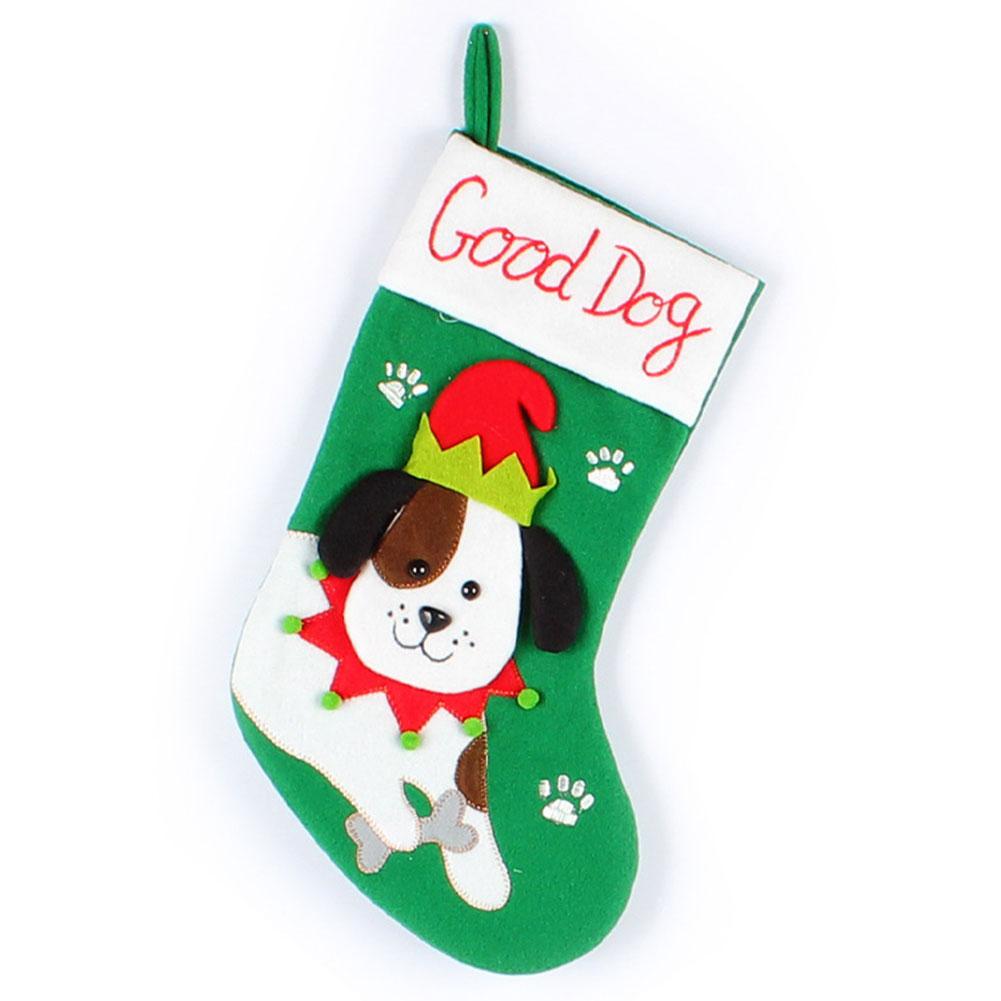 thumbnail image 4 of SGACAI Medias navideñas con dibujos de gatos y perros para colgar en el árbol de Navidad, 4 of 7