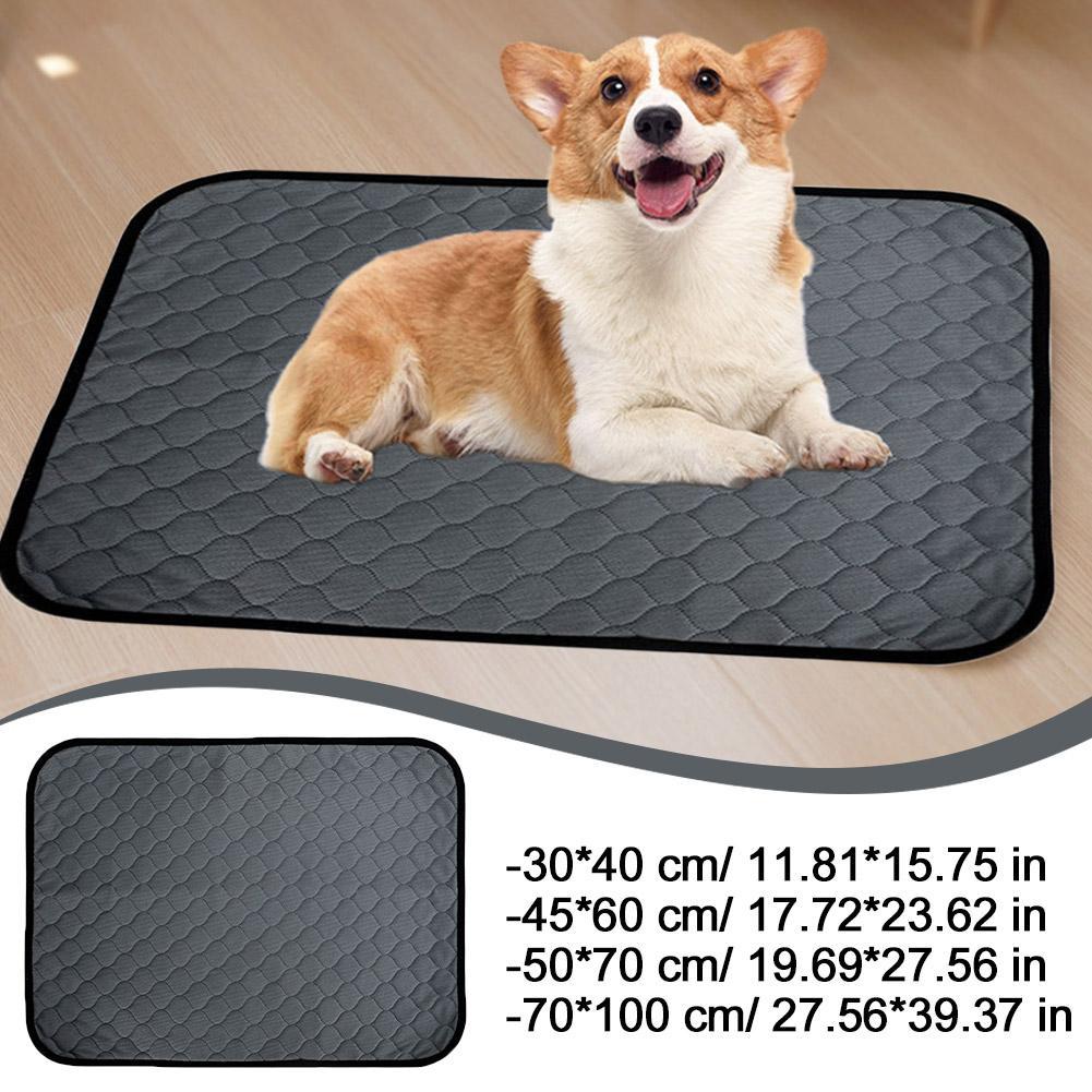 thumbnail image 2 of SGACAI HFINGAQEX - Alfombrilla lavable para pañales para perros y mascotas, absorbente de orina, para entrenamiento ambiental, impermeable, P8F0, reutilizable, para asiento de coche, 2 of 7
