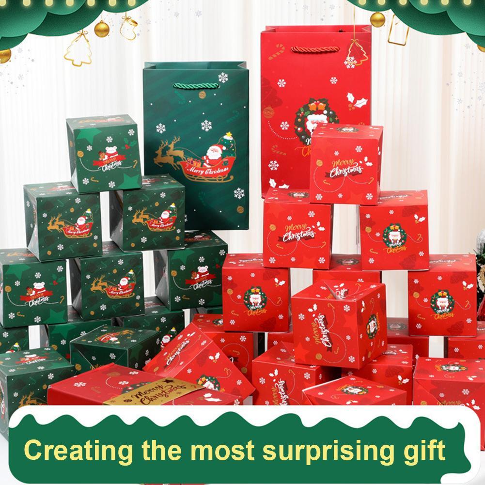 thumbnail image 2 of SGACAI Caja de regalo sorpresa navideña 2024 Caja de regalo plegable creativa con sobre que rebota Verde Cumpleaños Rojo Z9T2 Explosión de fiesta por dinero, 2 of 7