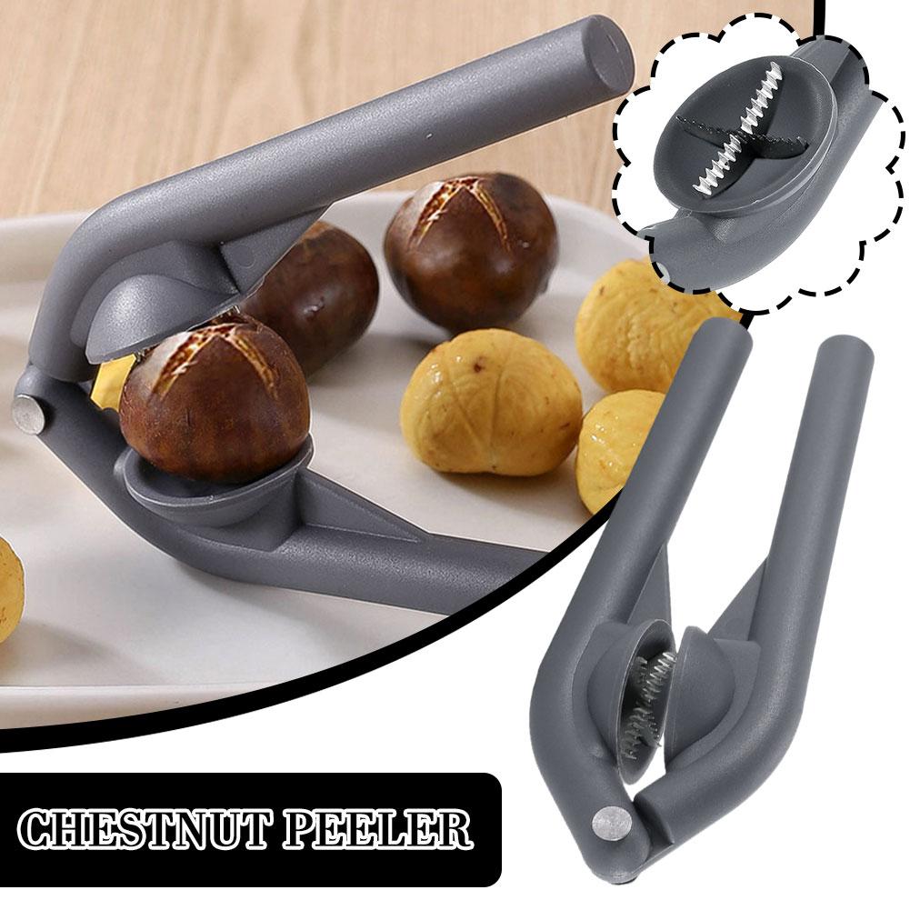 thumbnail image 4 of Ruifaya Herramienta para cortar castañas con clip abierto Herramienta para cortar castañas Abridor de castañas Herramienta para cascar nueces, 4 of 7