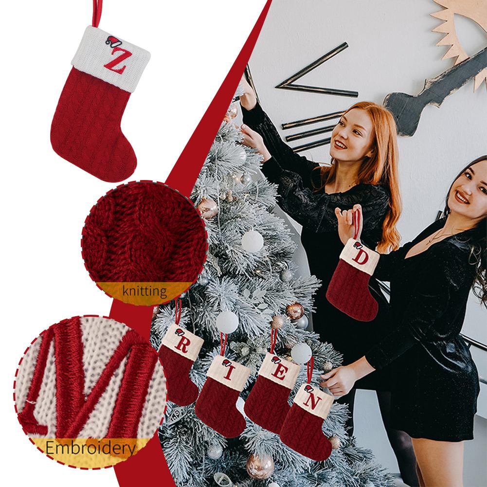 thumbnail image 3 of Ruifaya Medias navideñas con monograma y letras LZYWOD, medias navideñas con letras, letras para Navidad, medias de felpa súper suaves con C, 3 of 7