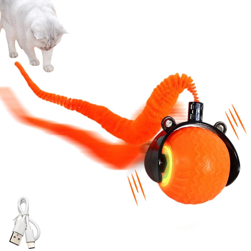 thumbnail image 5 of SGACAI 1* Juguete eléctrico inteligente para perros y gatos con bola rodante automática, juego para gatitos que se mueve solo, 5 of 7