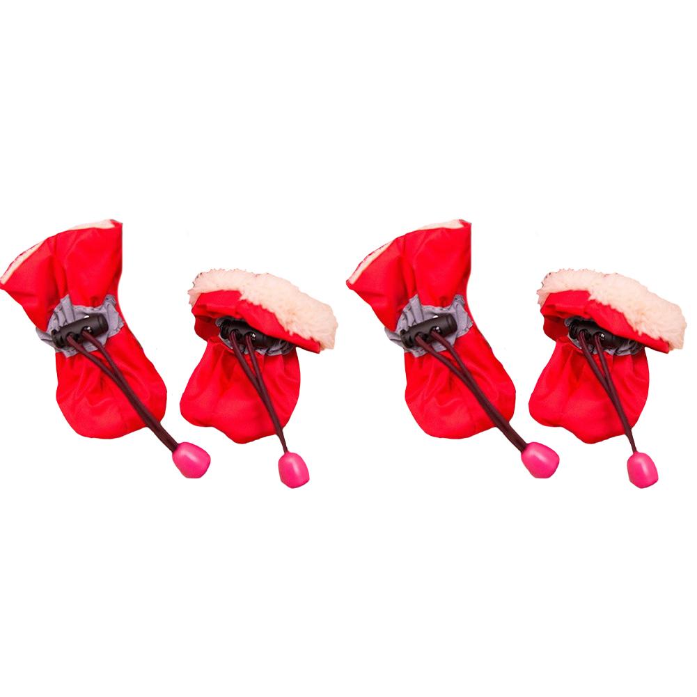 thumbnail image 4 of Ruifaya Botas protectoras para patas de perro, zapatos de lluvia con suela blanda para perros, botas de lluvia con suela blanda para perros, botas de lluvia con suela blanda, zapatos impermeables pa, 4 of 7