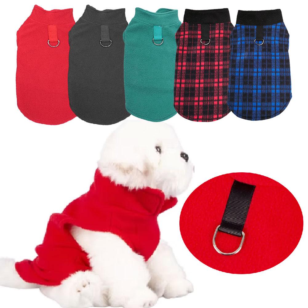 thumbnail image 3 of SGACAI Chalecos polares cálidos para mascotas, perros y gatos, ropa, abrigo, camiseta para cachorros, suéter, ropa de invierno, 3 of 7