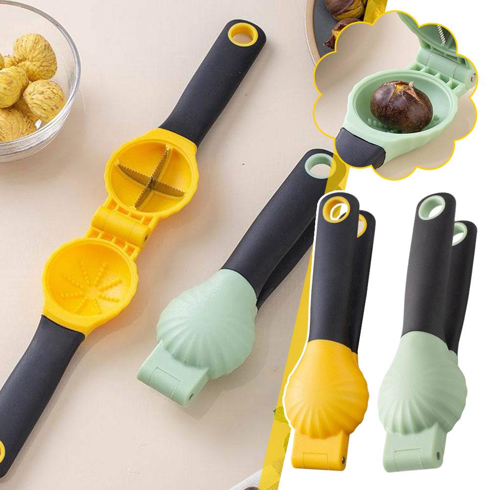 thumbnail image 3 of SGACAI Cascanueces 2 en 1 para nueces, herramienta mejorada para cascanueces 2025, nuevo clip para abrir castañas, pelador de castañas, cortador de castañas, cascanueces para todos los frutos secos, 3 of 7