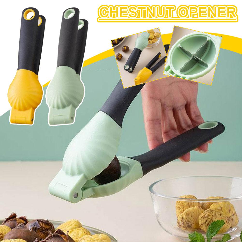 thumbnail image 4 of SGACAI Cascanueces 2 en 1 para nueces, herramienta mejorada para cascanueces 2025, nuevo clip para abrir castañas, pelador de castañas, cortador de castañas, cascanueces para todos los frutos secos, 4 of 7