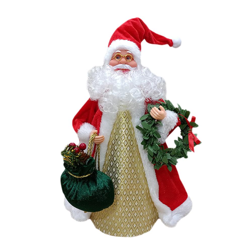 thumbnail image 5 of SGACAI Decoración para la parte superior del árbol de Navidad de Papá Noel, gran decoración navideña de Papá Noel para el árbol, adorno para la parte superior del árbol de Navidad, decoración de Pa, 5 of 7