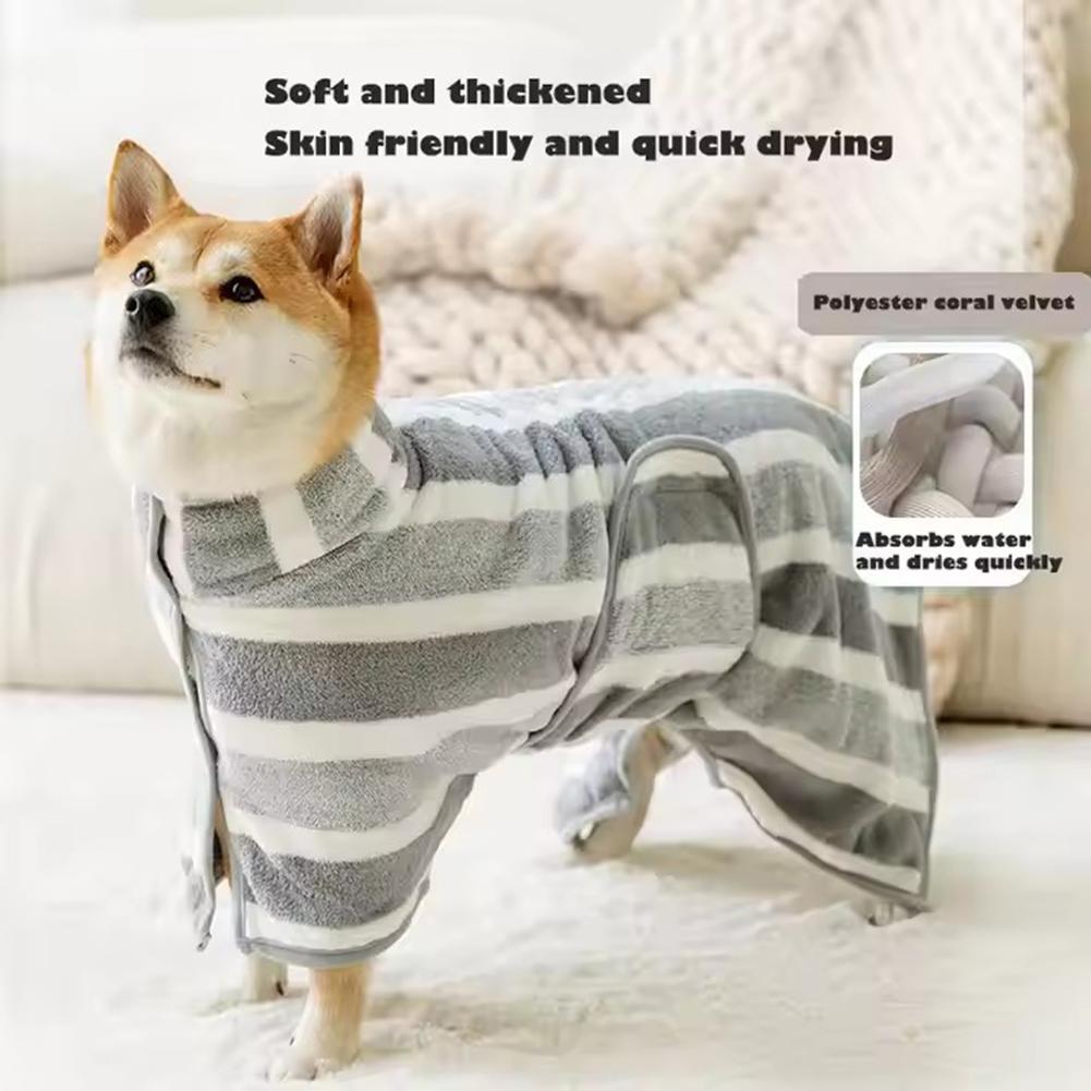 thumbnail image 2 of SGACAI Toalla de baño multifuncional para perros, alta absorción de agua, suave y cómoda, 2 of 7