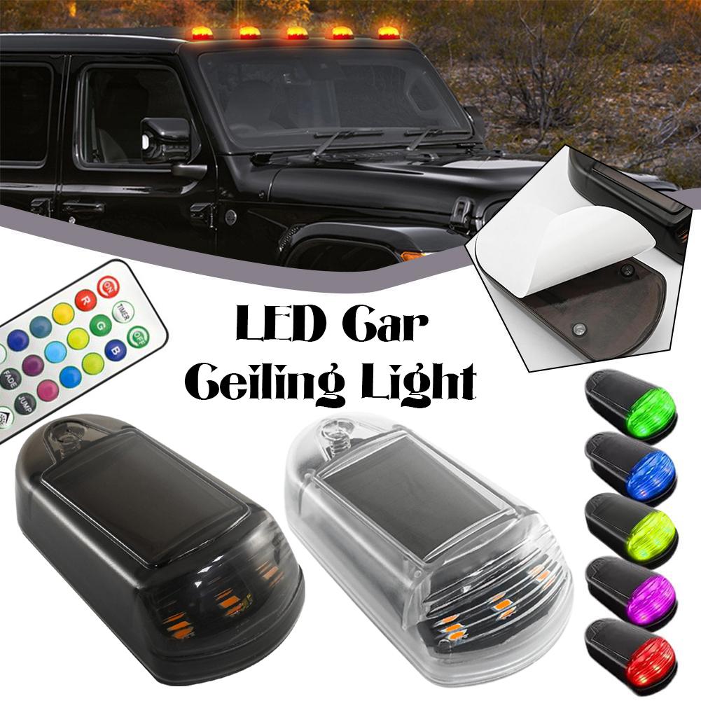 thumbnail image 2 of Wartleves Luces de cabina inalámbricas para camión Luces solares para cabina de techo de automóvil universales, 2 of 7