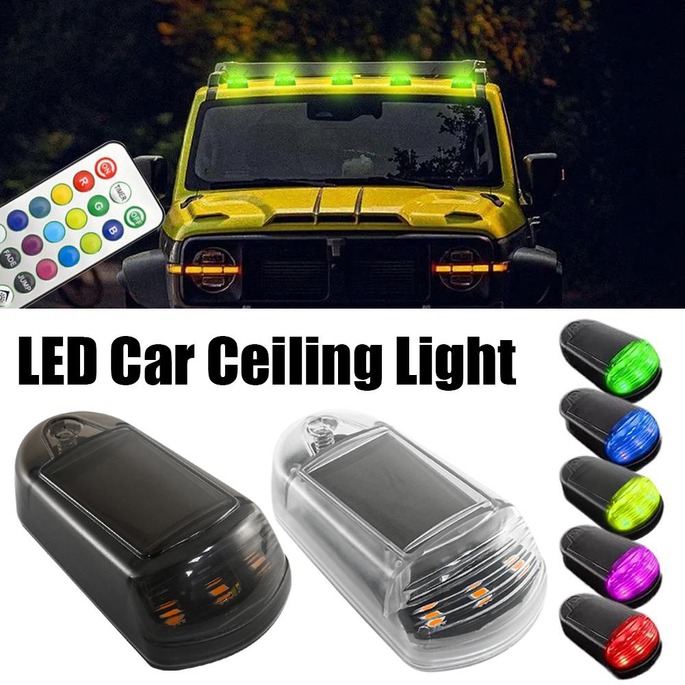 thumbnail image 4 of Wartleves Luces de cabina inalámbricas para camión Luces solares para cabina de techo de automóvil universales, 4 of 7