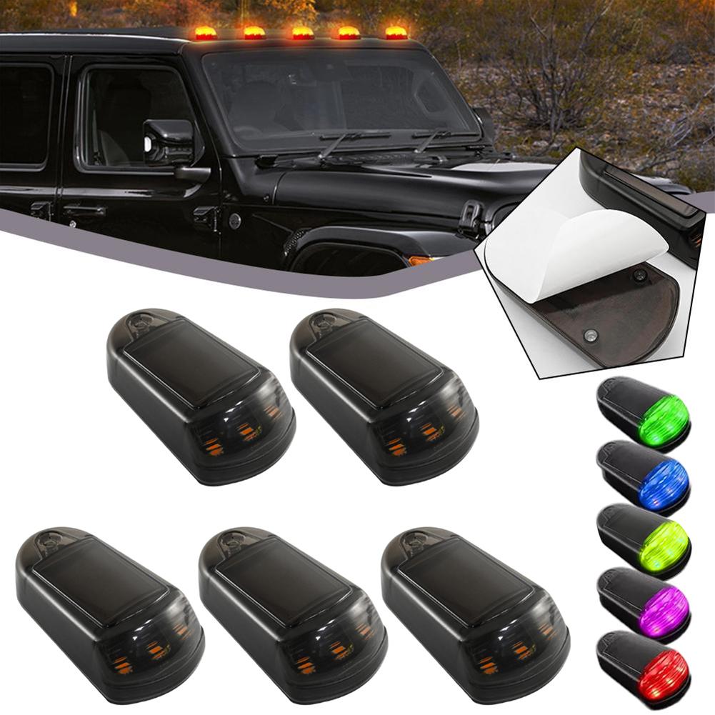 thumbnail image 3 of Wartleves Luces de cabina solares inalámbricas para camiones: nuevas luces de techo LED sin perforaciones 2025, instalación sin perforaciones, control de aplicación de 7 colores, luces de posición de, 3 of 7