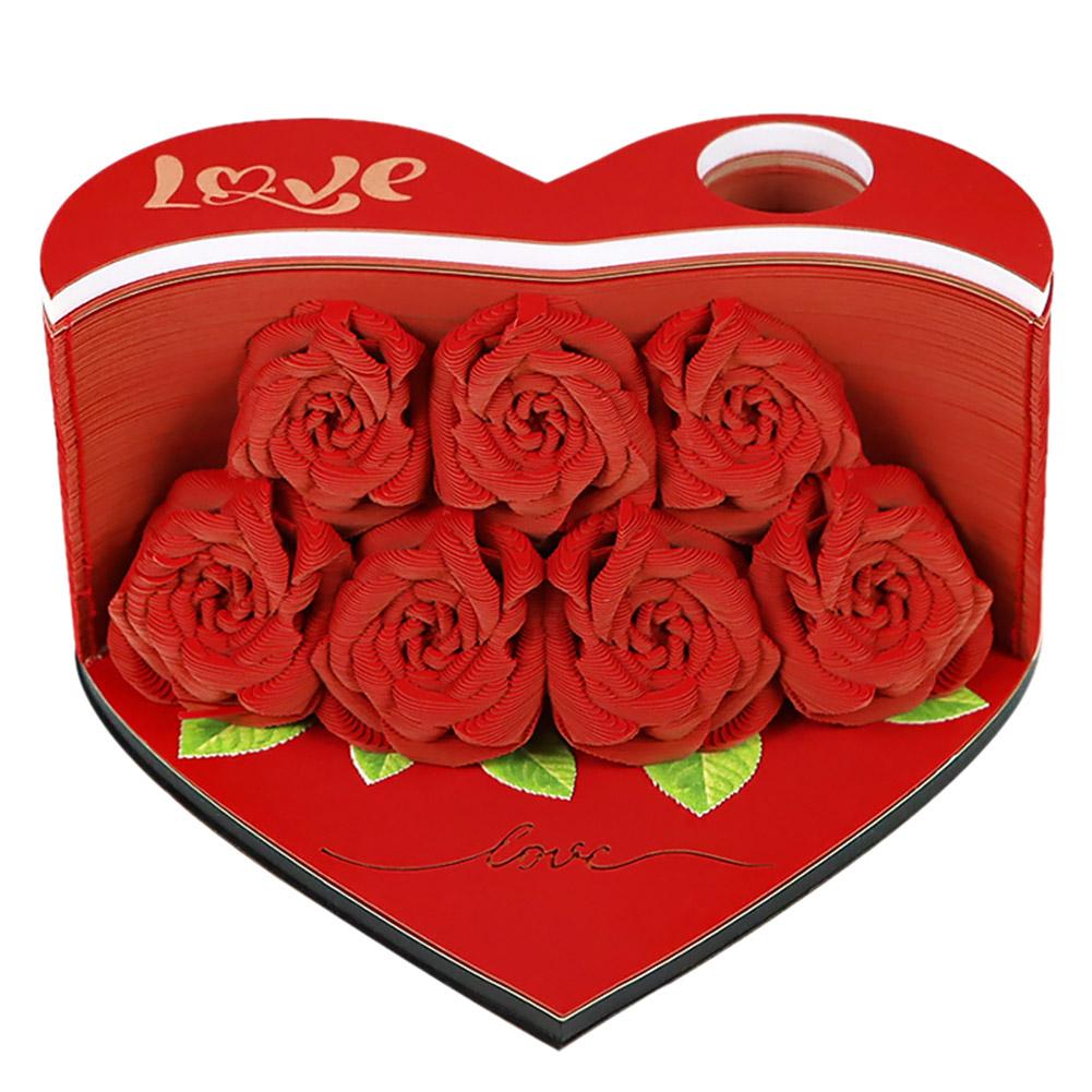 thumbnail image 4 of Ruifaya Calendario 2025 para tallado de papel con diseño de rosas de amor en 3D ∫|, 4 of 7