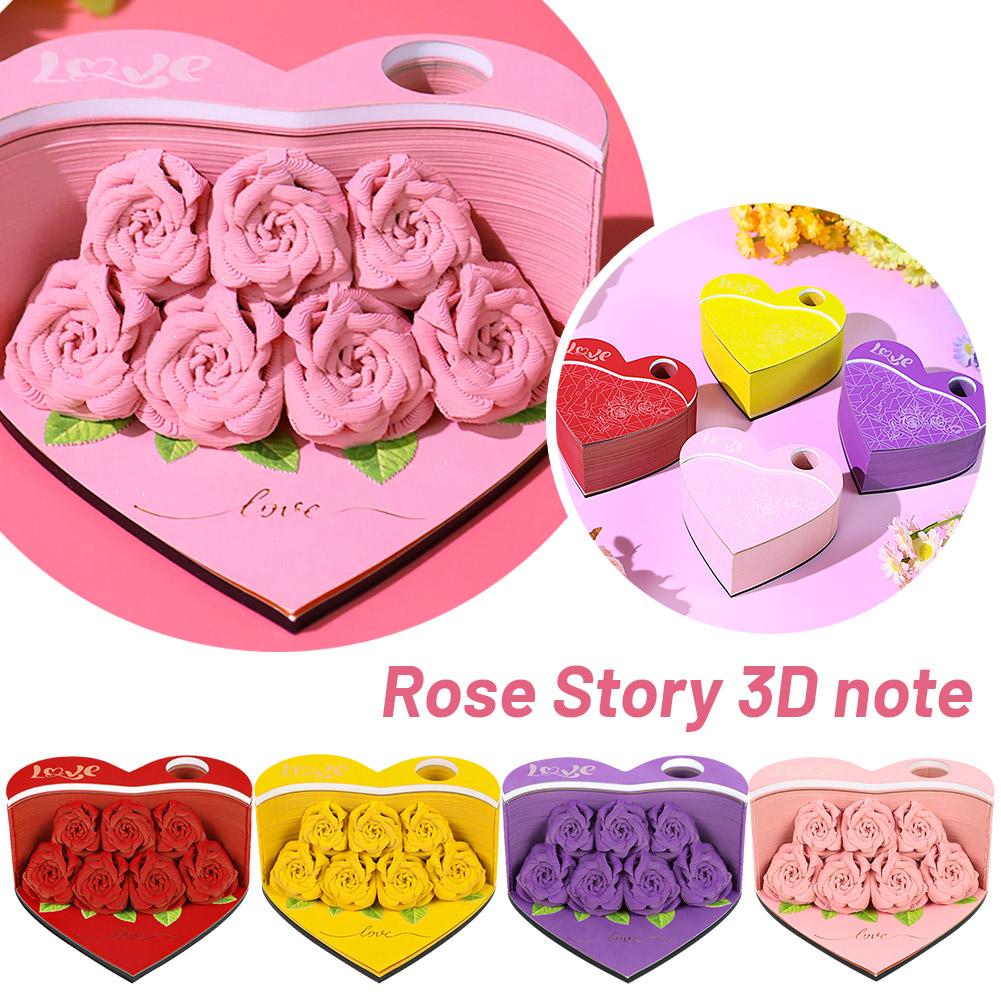 thumbnail image 2 of Ruifaya Calendario 2025 para tallado de papel con diseño de rosas de amor en 3D ∫|, 2 of 7
