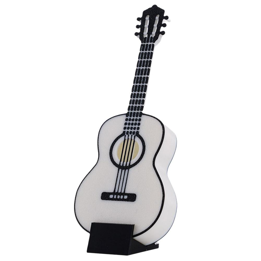 thumbnail image 4 of Ruifaya Soporte para púas de guitarra ABS, caja para púas de guitarra acústica con borde de soporte portátil, 4 of 7