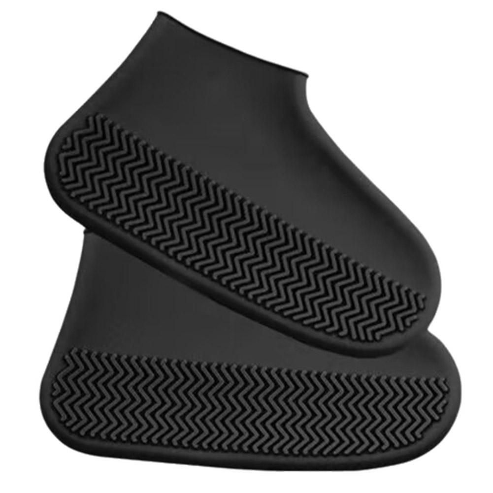 thumbnail image 4 of SGACAI Fundas reutilizables para zapatos de ciclismo contra la lluvia, antideslizantes, impermeables, resistentes al desgaste, para días de lluvia, para botas de lluvia, para protección al aire lib, 4 of 7