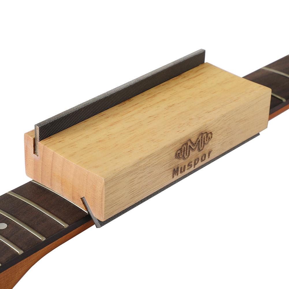 thumbnail image 4 of Wartleves Lima para biselar trastes de guitarra de madera CTDWNT de 35/90 grados Herramientas para limar trastes de guitarra Q8f1 Luthier biselado de extremo coronado de trastes, 4 of 7