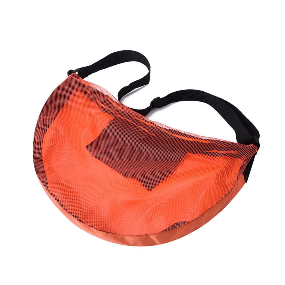 thumbnail image 4 of SGACAI Bolsa de una sola bola con bolsillo con cremallera, bolsa de malla para el hombro con clip de hebilla, deportiva, 4 of 7