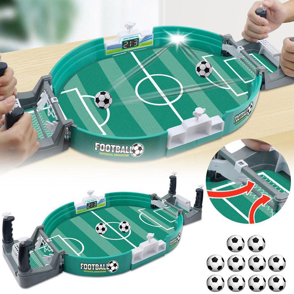 thumbnail image 2 of Wartleves Divertido juego de mesa de fútbol para niños y adultos, juguete interactivo de fútbol de mesa, 2 of 7