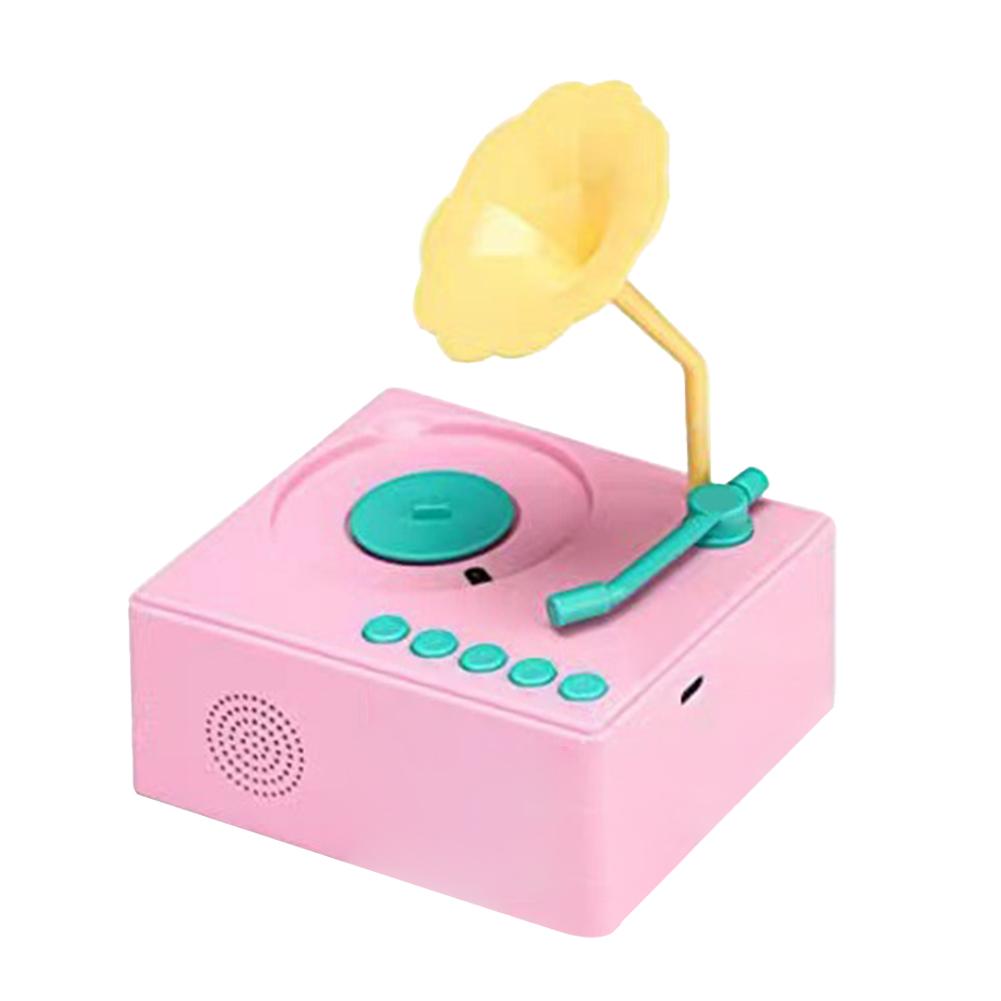 thumbnail image 4 of Wartleves Gramófono para niños con 96 tarjetas, reproductor de música y cuentos para niños, tocadiscos fonógrafo para niños, máquina de contar cuentos, reproductor de música para niños pequeños, jugue, 4 of 7