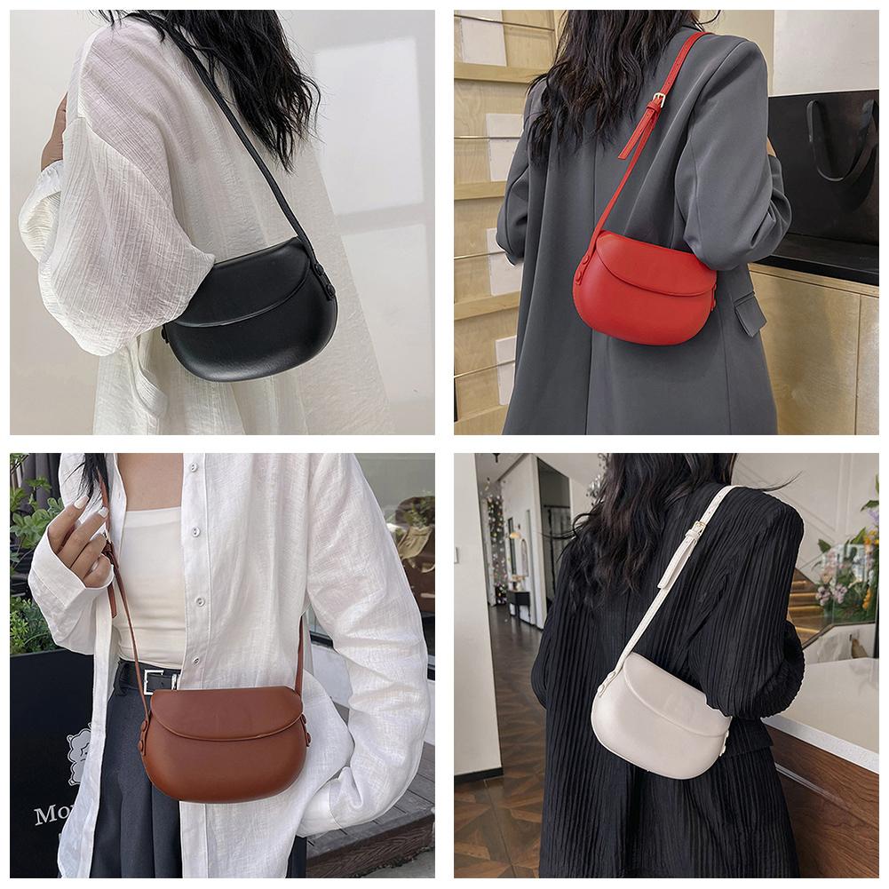 thumbnail image 2 of Ruifaya Bolso bandolera pequeño, bolso de pecho portátil, bolso bandolera tipo bola de masa hervida, N0, 2 of 7