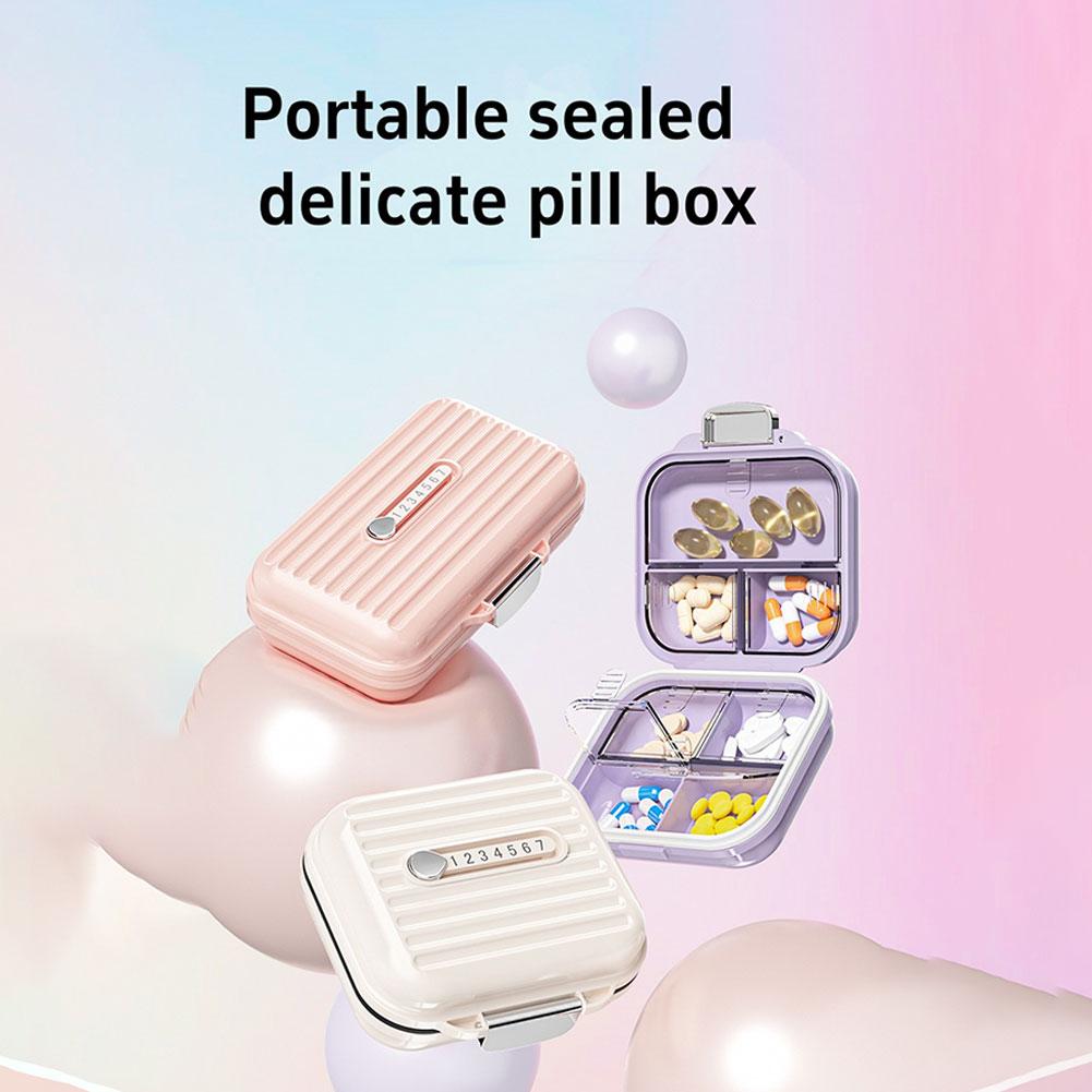 thumbnail image 4 of Ruifaya Pastillero Organizador Dispensador Portátil de Medicamentos a Prueba de Humedad Soporte para Pastillas, 4 of 7