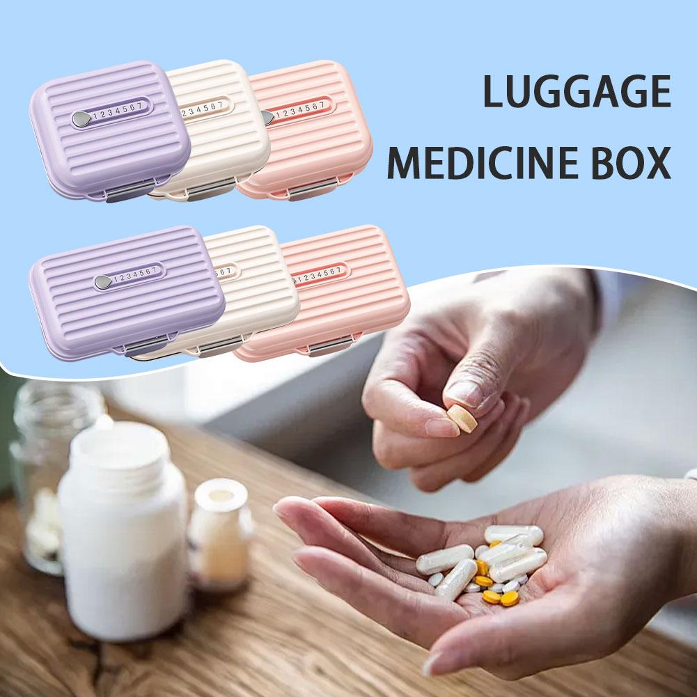 thumbnail image 3 of Ruifaya Pastillero Organizador Dispensador Portátil de Medicamentos a Prueba de Humedad Soporte para Pastillas, 3 of 7