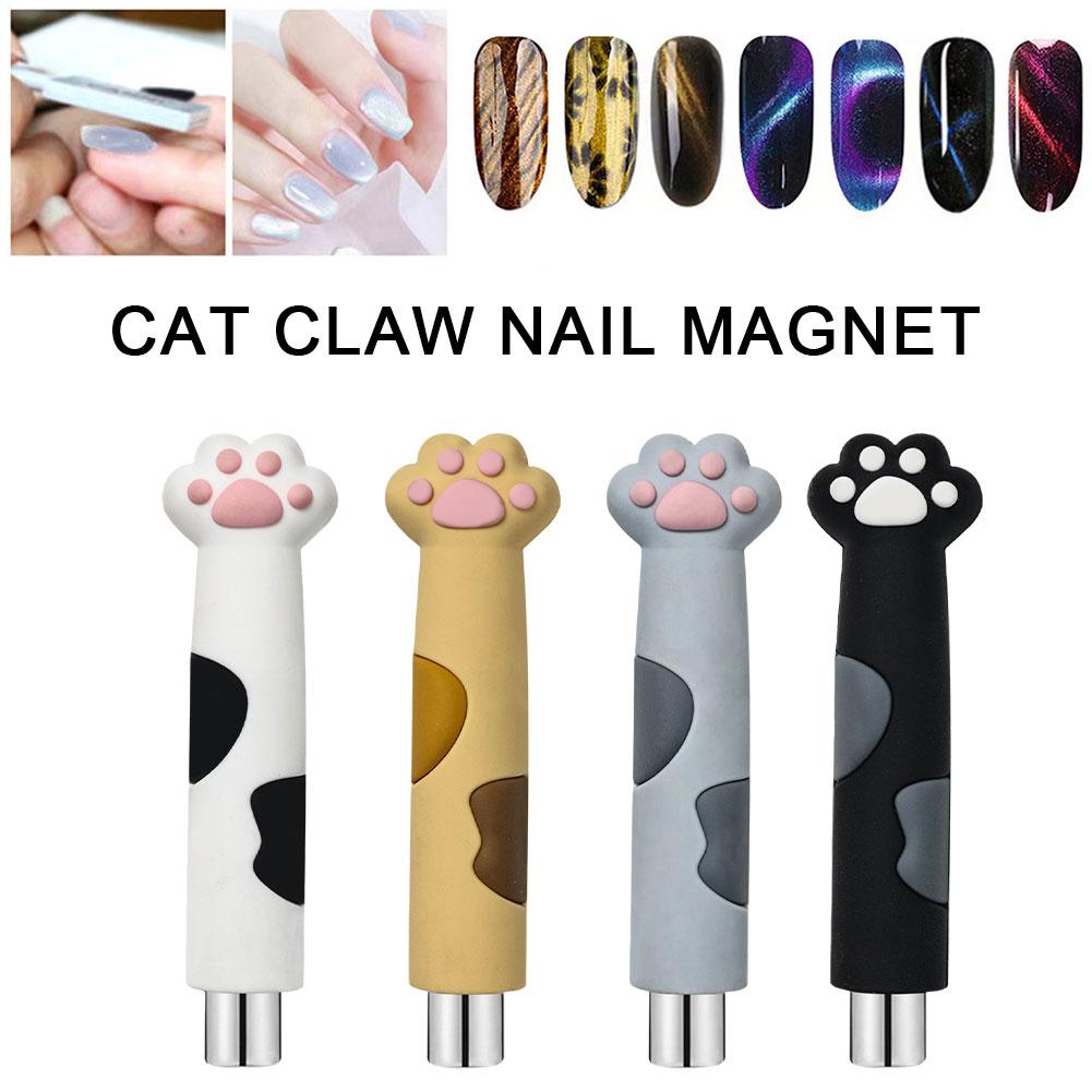 thumbnail image 4 of Wartleves Imán para uñas con forma de pata de gato, imán 3D, herramienta magnética para decoración de uñas con gel UV, 4 of 7