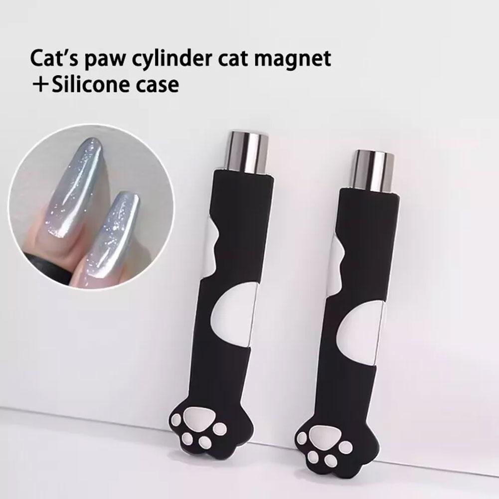 thumbnail image 2 of Wartleves Imán para uñas con forma de pata de gato, imán 3D, herramienta magnética para decoración de uñas con gel UV, 2 of 7