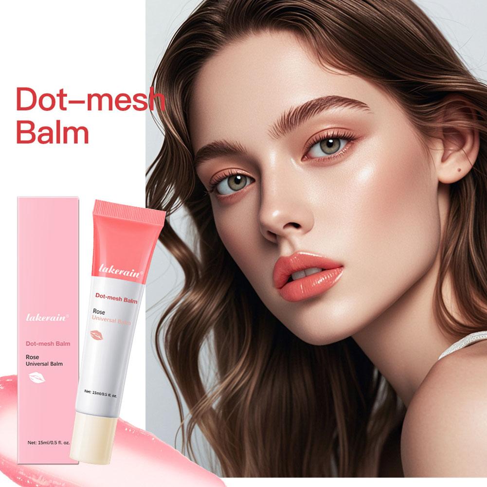 thumbnail image 2 of Wartleves Bálsamo labial hidratante Lakerain Dot-mesh Balm, lápiz labial, cuidado de labios, 15 ml, nuevo E6, 2 of 7