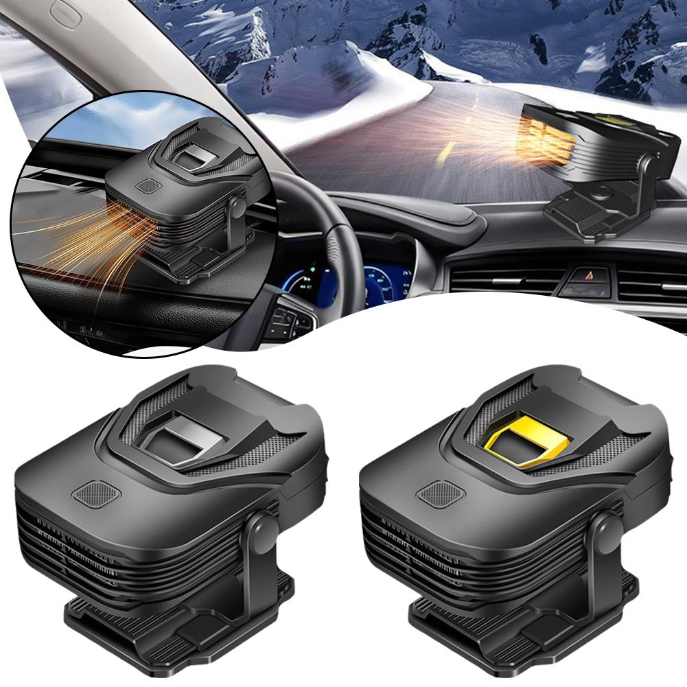 thumbnail image 4 of Wartleves Calentadores eléctricos portátiles para automóviles de 12 V y 150 W, ventiladores de calefacción, desempañadores y antivaho, 4 of 7