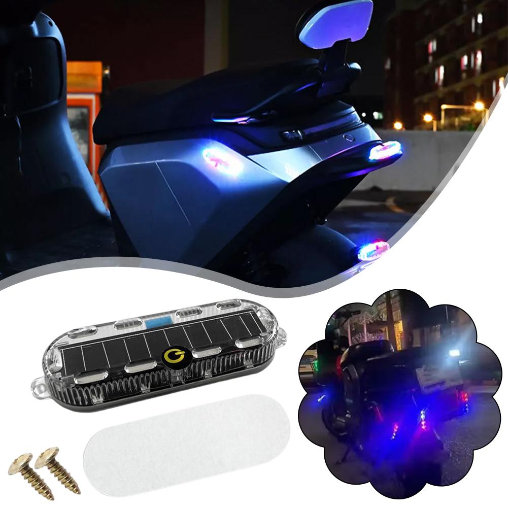 thumbnail image 3 of SGACAI Luz intermitente con vibración solar LED para motocicleta, resistente al agua, indicador de señal de giro \χ, 3 of 7