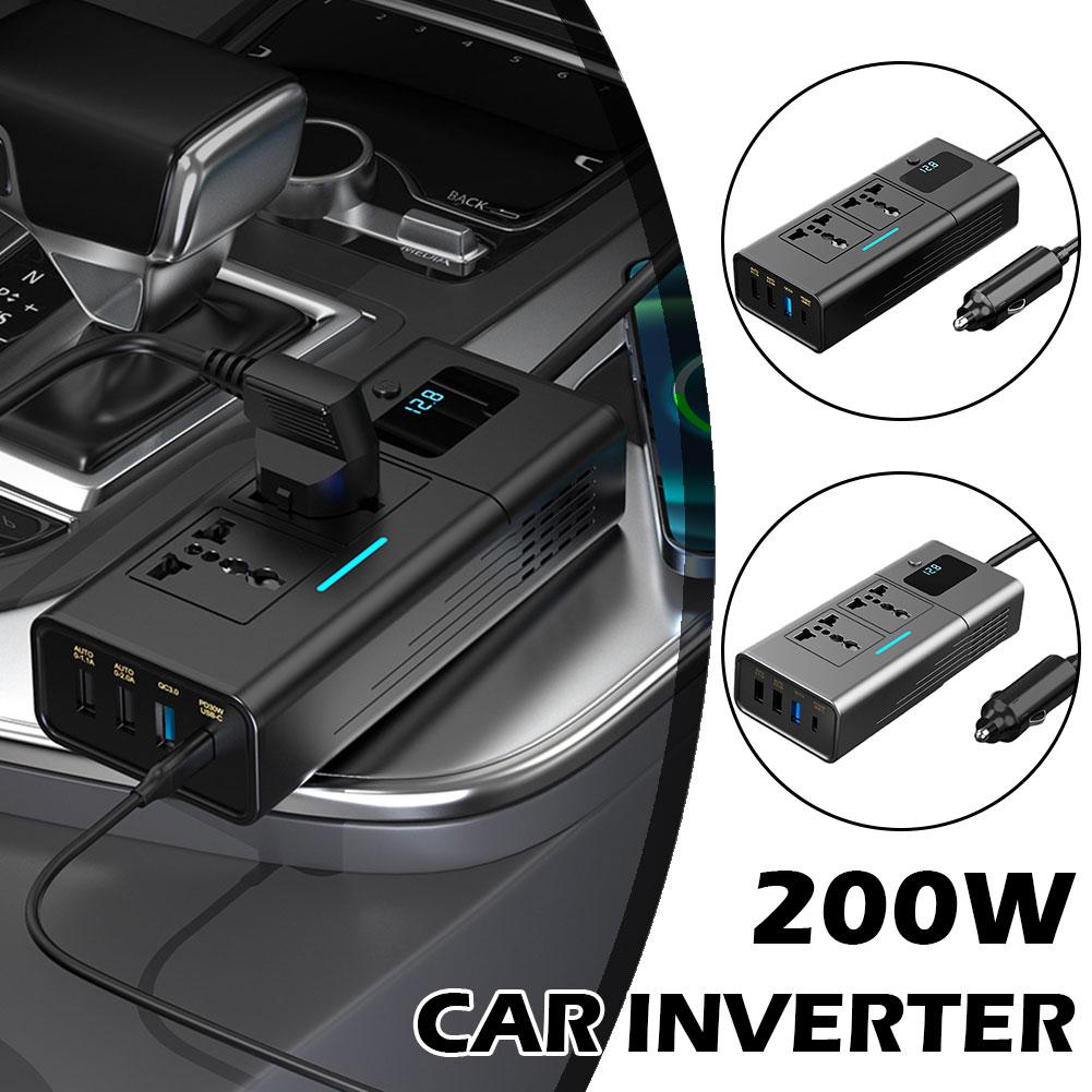 thumbnail image 3 of SGACAI Inversor para automóvil Encendedor de cigarrillos para automóvil DC12v Se puede convertir a alimentación AC220v, 3 of 7