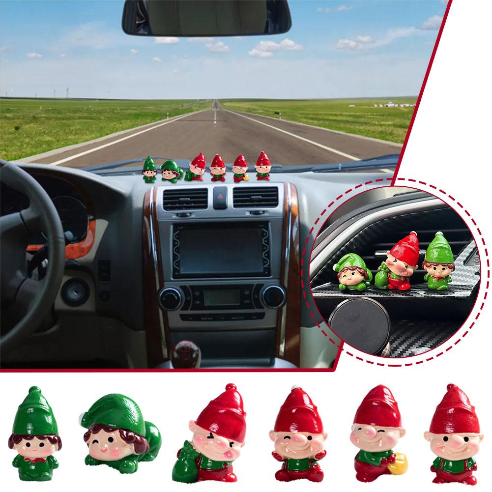 thumbnail image 2 of Wartleves Adornos de resina para coche, enanos, adornos navideños para coche, elfos, Hot B9, 2 of 7