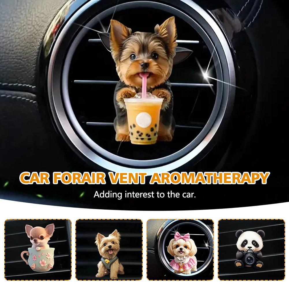 thumbnail image 2 of SGACAI Clip de salida de aire acondicionado para coche, aromaterapia Animal, interior del coche, 2 of 7