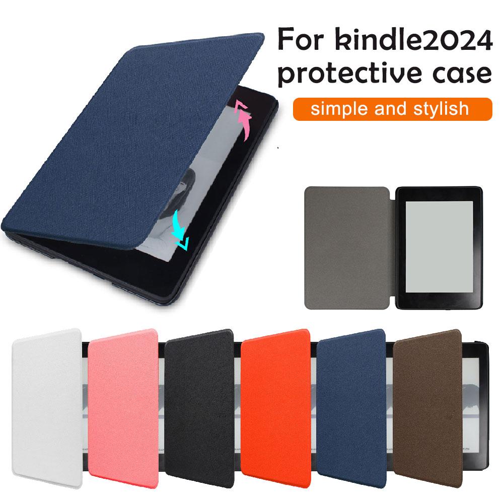 thumbnail image 3 of Ruifaya Funda protectora con patrón cruzado de 7 pulgadas para KPW6 para Kindle2024., 3 of 7