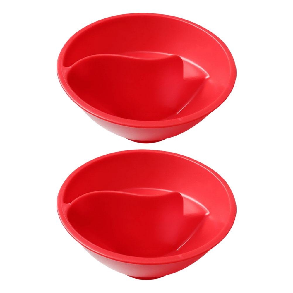 thumbnail image 4 of SGACAI Cuencos para cereales separados y húmedos Cuencos para salsas con separación de alimentos secos y húmedos de plástico, 4 of 7